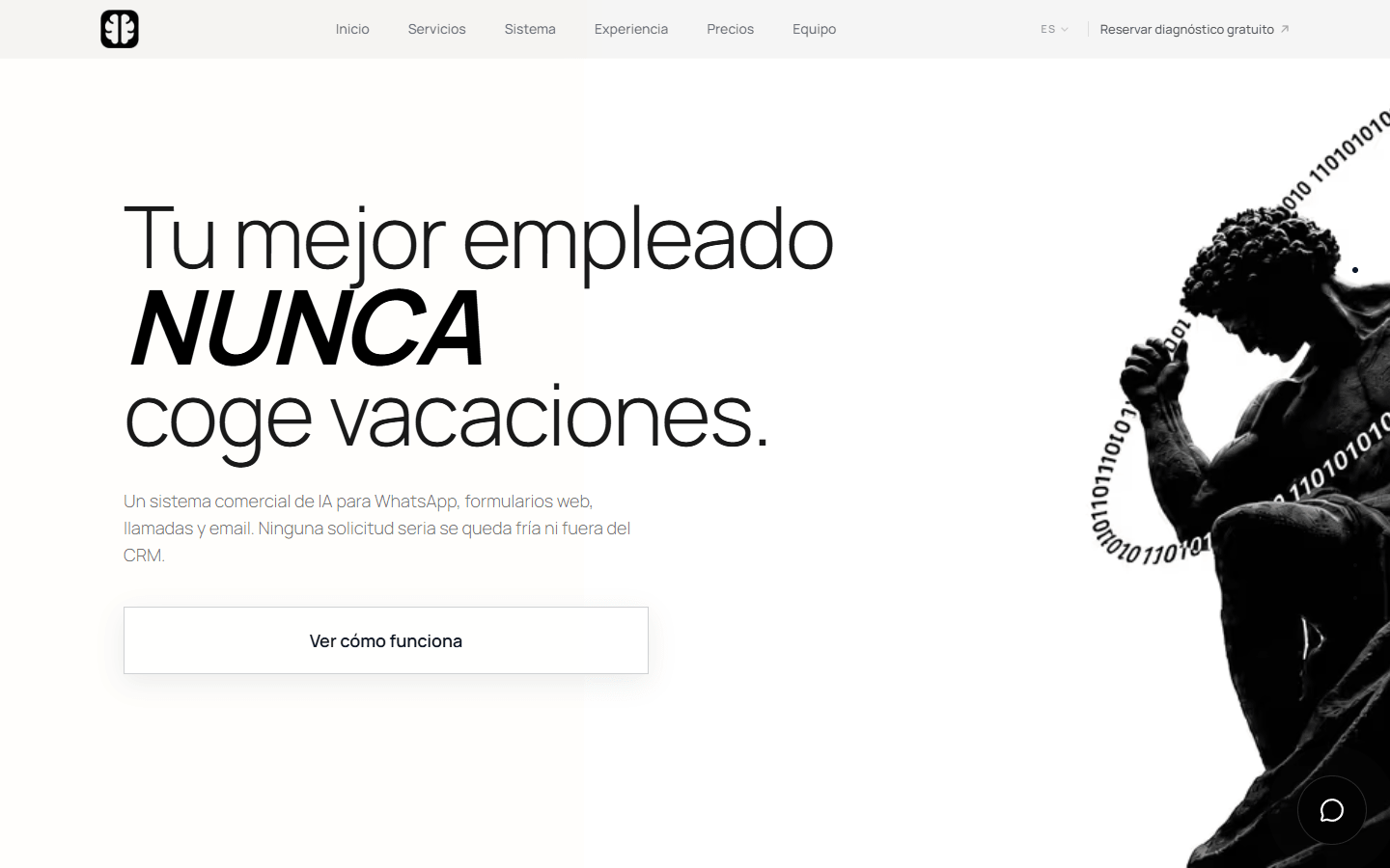 Dualmind agency website hero designed and built by Dani Oncins Roca